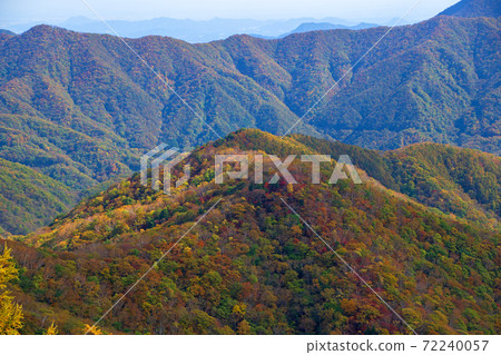 日光半月口2號停車場的景色秋葉風景秋風景 72240057