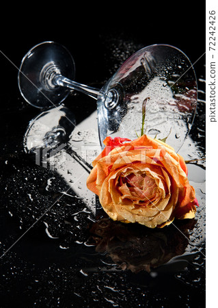 Rose And Glass Rose And Glass 72242426