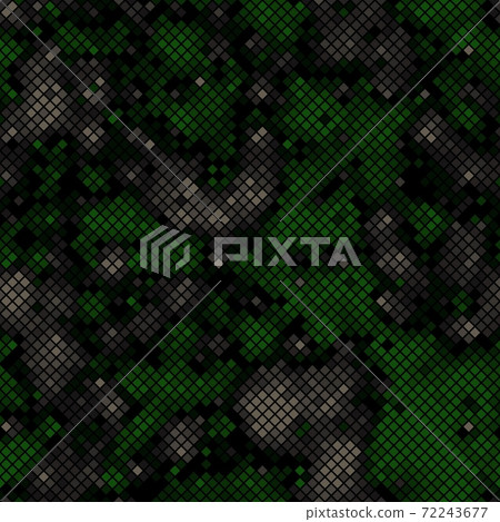 Abstract seamless pattern with green colored chaotic rectangles on dark Abstract seamless pattern with green colored chaotic rectangles on dark 72243677