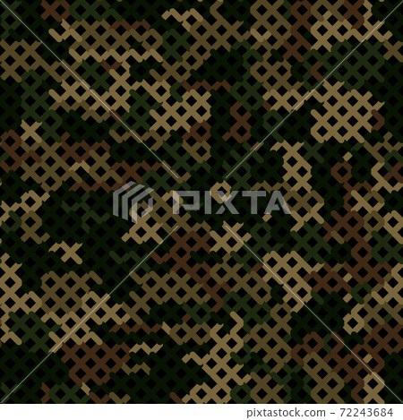 Seamless vector pattern for army fabric and design. Modern spotted desert print Seamless vector pattern for army fabric and design. Modern spotted desert print 72243684