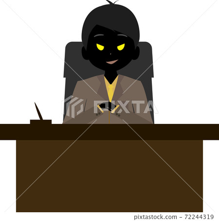 一個有權力的壞人的插圖 72244319