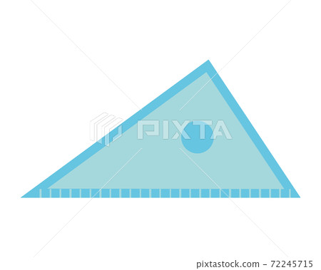 Vector illustration of ruler, ruler, triangle ruler Vector illustration of ruler, ruler, triangle ruler 72245715