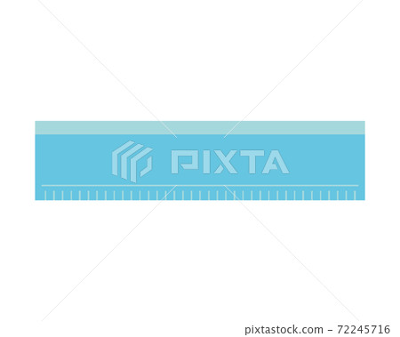 Vector illustration of a ruler Vector illustration of a ruler 72245716