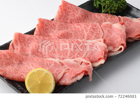 日本牛肉豪華肉大理石 72246081