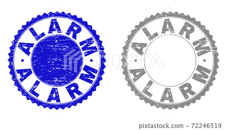 Textured ALARM Grunge Stamps Textured ALARM Grunge Stamps 72246519
