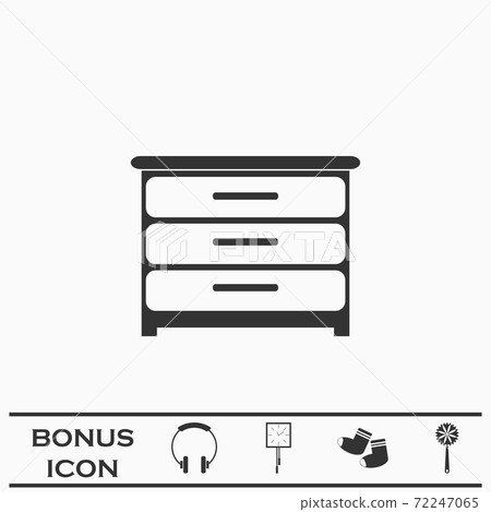 Furniture icon flat. Furniture icon flat. 72247065