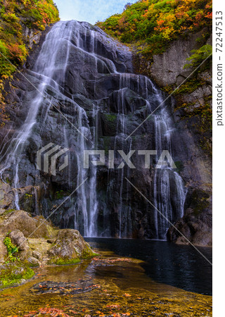 100 selections of waterfalls in Japan: Autumn leaves of Yasu no Taki 100 selections of waterfalls in Japan: Autumn leaves of Yasu no Taki 72247513