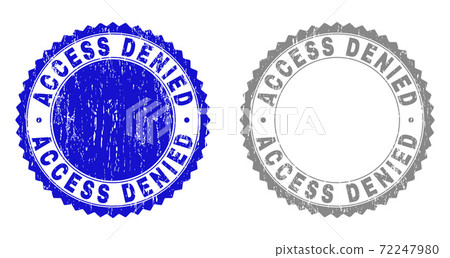 Textured ACCESS DENIED Scratched Watermarks 72247980