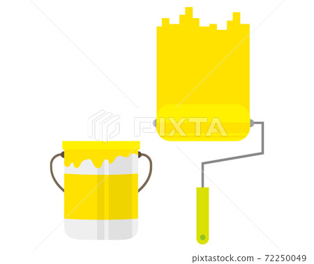 Vector illustration of paint and brush Vector illustration of paint and brush 72250049