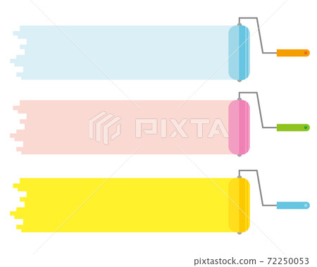 顏料和畫筆的矢量圖 72250053