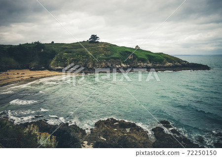 Cove and beach landscape in Brittany, France Cove and beach landscape in Brittany, France 72250150