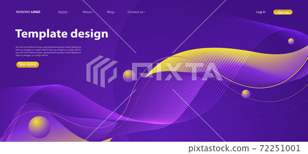 Color gradient background design. Abstract geometric background with liquid shapes and curve line for posters or web page template. vector design illustration EPS10. Color gradient background design. Abstract geometric background with liquid shapes and curve line for posters or web page template. vector design illustration EPS10. 72251001