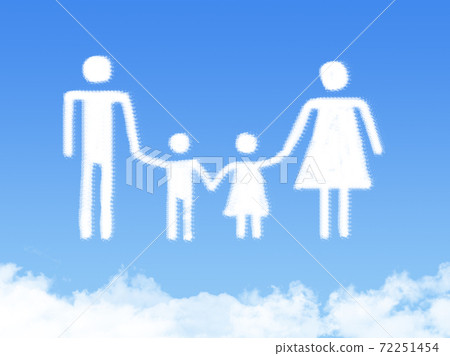 family cloud shape family cloud shape 72251454