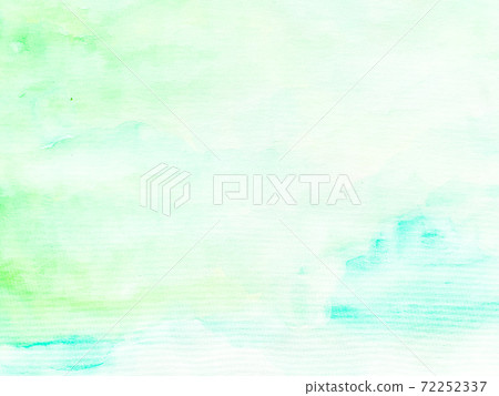 柔和的綠色水彩圖案紋理 柔和的綠色水彩圖案紋理 72252337