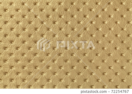 Texture of golden leather background with capitone pattern, macro Texture of golden leather background with capitone pattern, macro 72254767