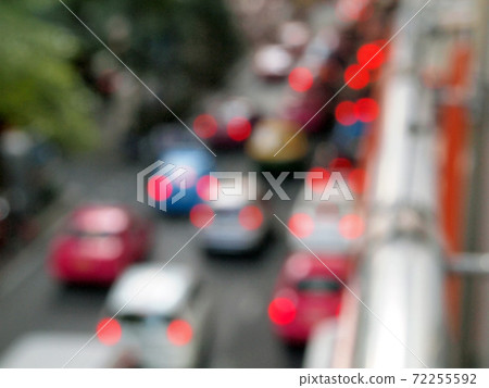 day road city motion blur 72255592