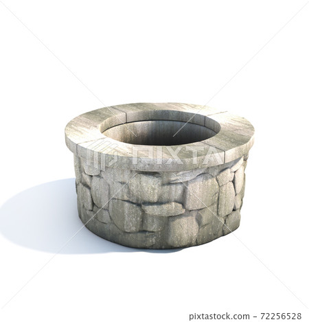 Water well on white background 3d illustration 72256528