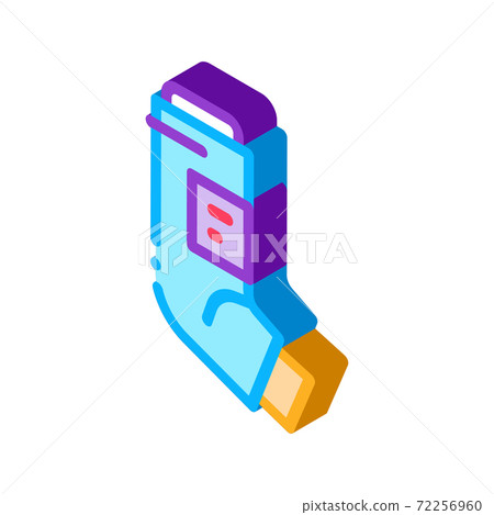inhaler asthma treatment tool isometric icon vector illustration inhaler asthma treatment tool isometric icon vector illustration 72256960