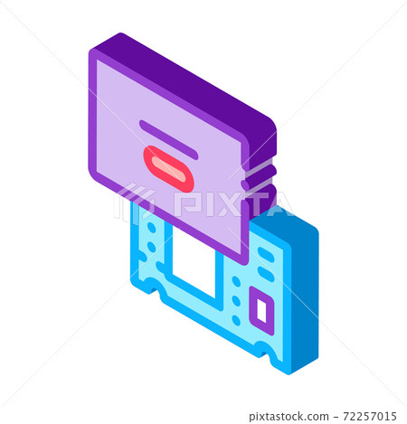 laptop mainboard isometric icon vector illustration color laptop mainboard isometric icon vector illustration color 72257015