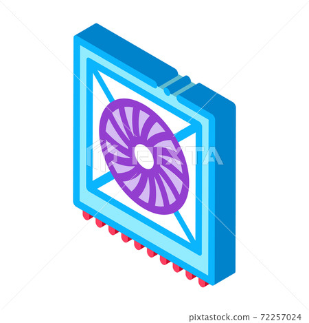system fan computer component isometric icon vector illustration system fan computer component isometric icon vector illustration 72257024