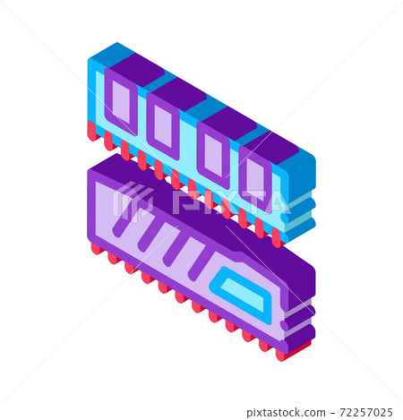 riser memory cards isometric icon vector illustration riser memory cards isometric icon vector illustration 72257025