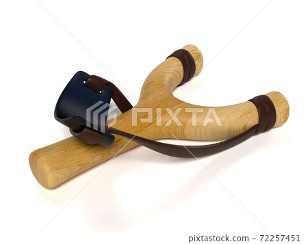 Slingshot sling 3d rendering 72257451
