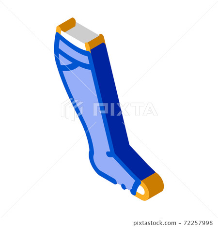 bandage varicose treatment isometric icon vector illustration bandage varicose treatment isometric icon vector illustration 72257998