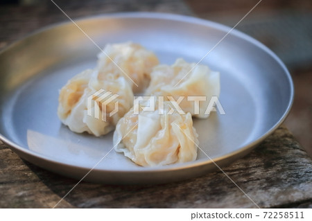 Steamed dumplings outdoors Steamed dumplings outdoors 72258511