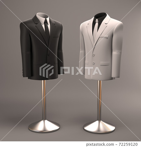 Formal suits on shop mannequins Formal suits on shop mannequins 72259120
