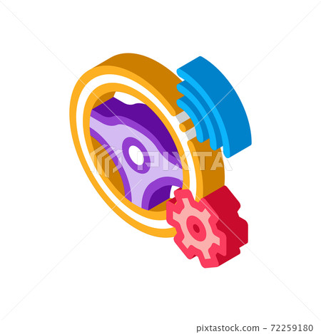 network car drive isometric icon vector... - Stock Illustration ...