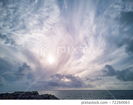 Dramatic sky above the coastline at Dawros in County Donegal - Ireland 72260063