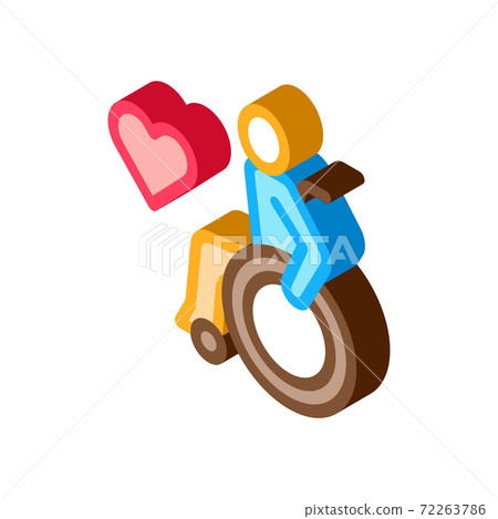 tolerance to people with disabuties isometric icon vector illustration tolerance to people with disabuties isometric icon vector illustration 72263786
