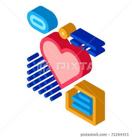 heart examination isometric icon vector illustration color heart examination isometric icon vector illustration color 72264351