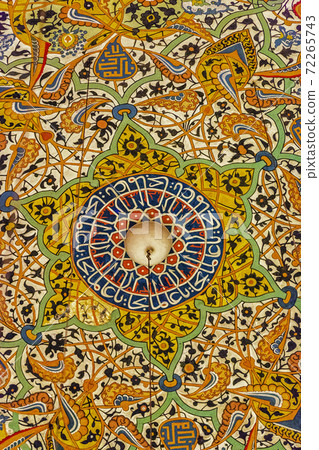 Tile engraving at Mevlana mausoleum in Konya Tile engraving at Mevlana mausoleum in Konya 72265743