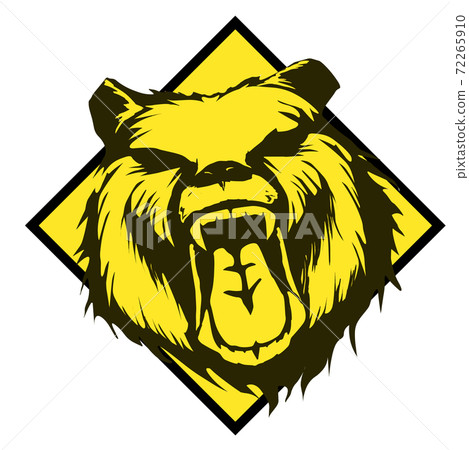Bear sign_yellow Bear sign_yellow 72265910