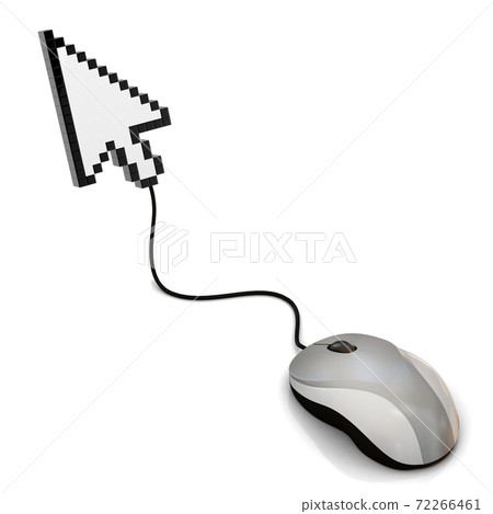 computer mouse with hand pointer computer mouse with hand pointer 72266461