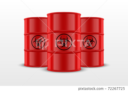 Download Three Vector 3d Realistic Red Simple Glossy Stock Illustration 72267725 Pixta