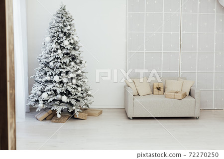 Christmas tree with gifts for the new year interior decor Christmas tree with gifts for the new year interior decor 72270250