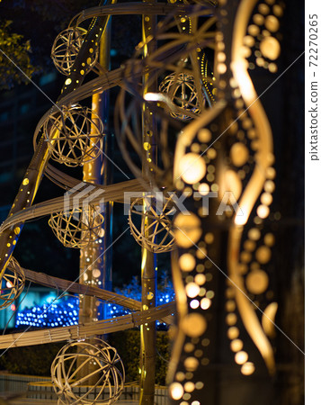 Light up of bamboo work 72270265