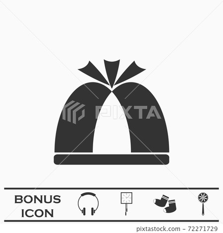 Pope hat icon flat. Pope hat icon flat. 72271729