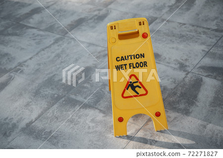 Caution wet floor Caution wet floor 72271827