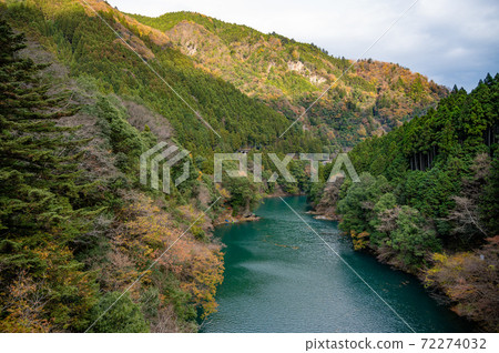 奧多摩風間橋的風景 72274032