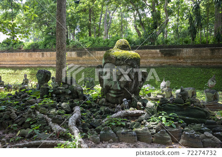 Chiang Mai Cave Temple (Tunnel Temple) Wat Umong Buddha Head 72274732