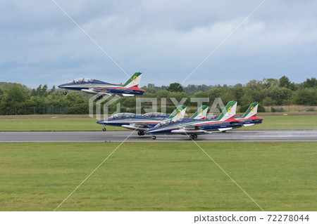 Italian Air Force Frecce Tricolori formation takeoff Italian Air Force Frecce Tricolori formation takeoff 72278044