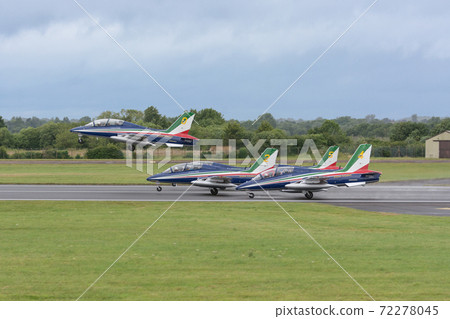 Italian Air Force Frecce Tricolori formation takeoff Italian Air Force Frecce Tricolori formation takeoff 72278045