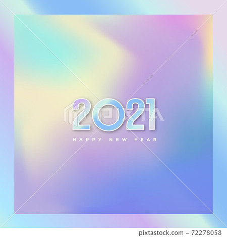全息2021新年快樂抽象背景 全息2021新年快樂抽象背景 72278058