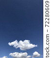  Blue sky and clouds 72280609