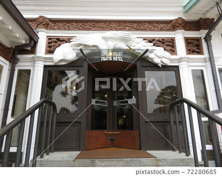 Fujiya Hotel Main Building Revolving Door and Sculpture at the Entrance Fujiya Hotel Main Building Revolving Door and Sculpture at the Entrance 72280685