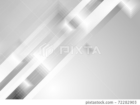 Grey abstract technology geometric background Grey abstract technology geometric background 72282903