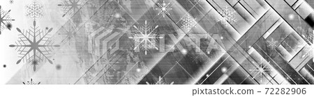 Geometric grunge Christmas background with snowflakes Geometric grunge Christmas background with snowflakes 72282906